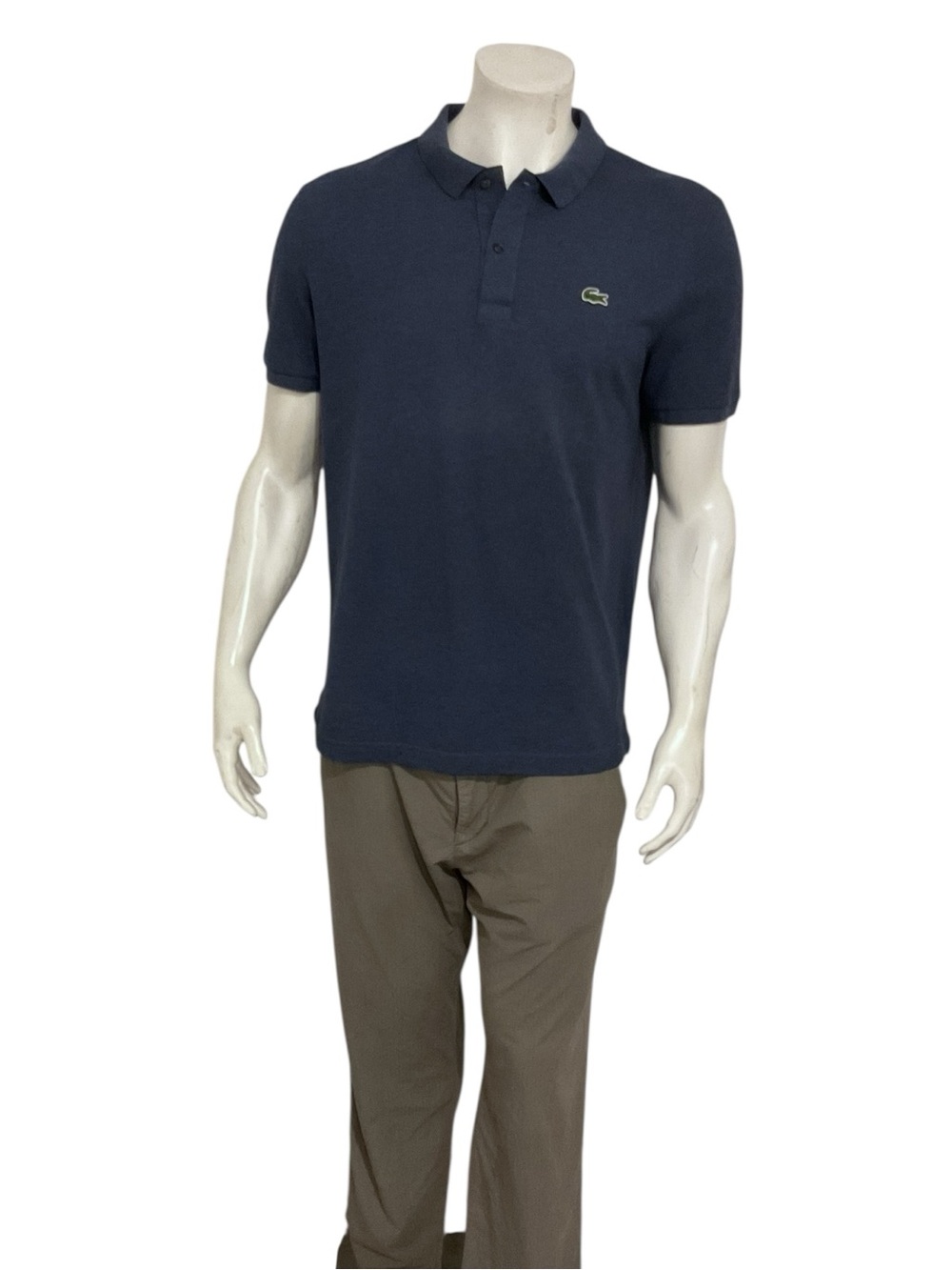 Lacoste Men’s Navy Short-Sleeve Polo Shirt